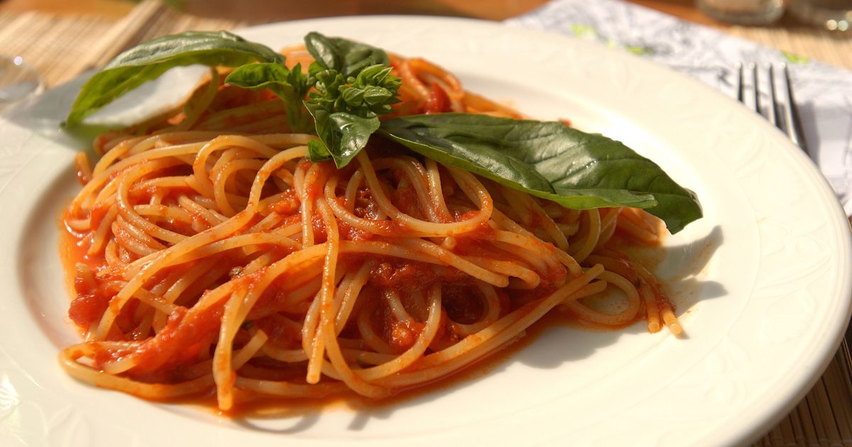 Hvordan man taber vægt spise pasta