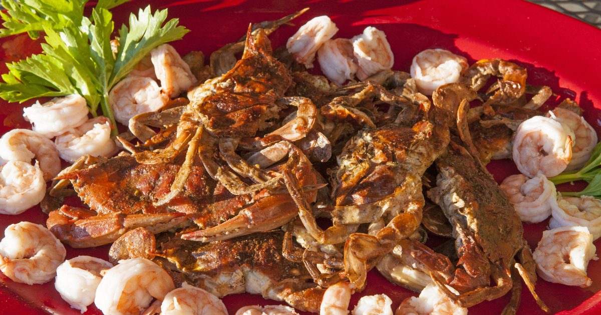 Sådan tilberedes frosne soft-shell krabber