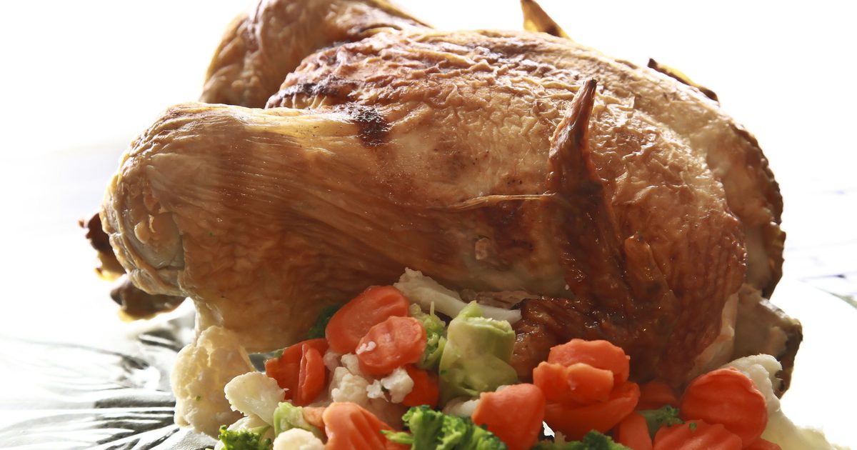 रबड़ के साथ रोटिसरी चिकन खरीदा स्टोर कैसे गरम करें