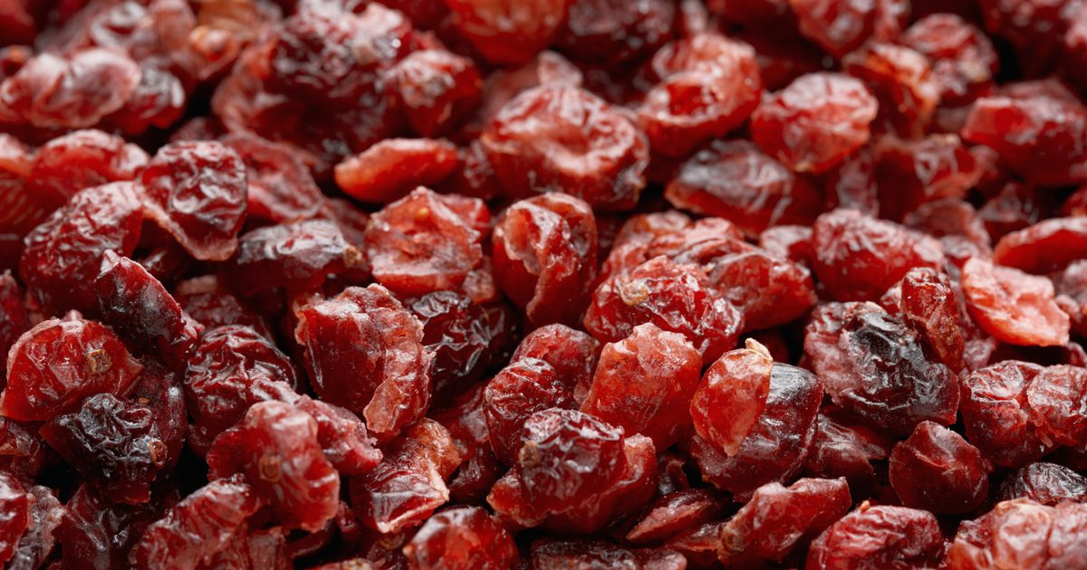 Sådan Rehydreret Tørrede Cranberries