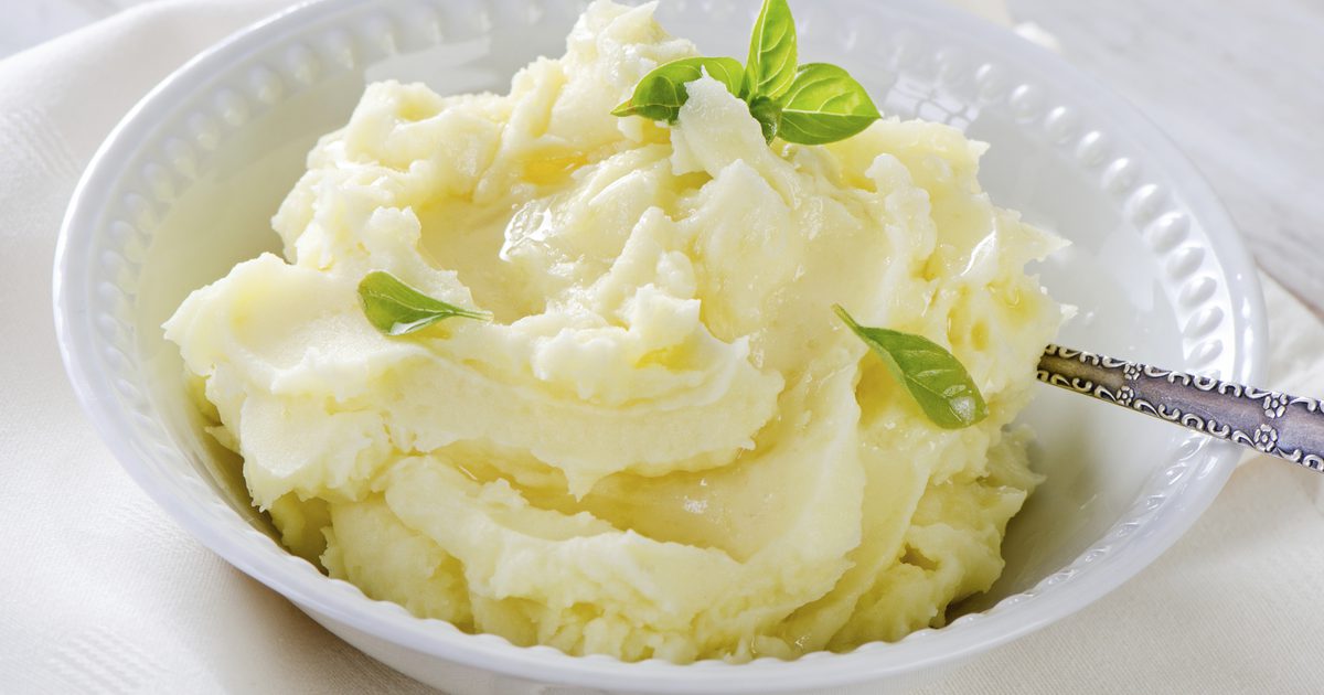 Sådan udskiftes smør i Mos kartofler