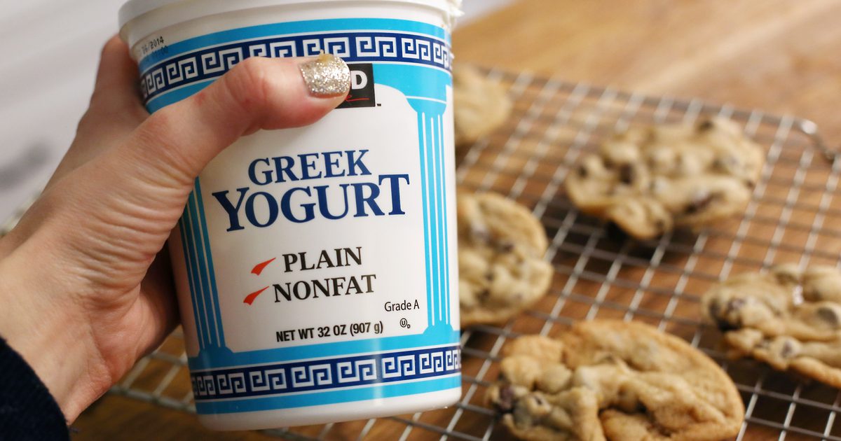 Kako zamenjati maslo z grškim jogurtom v piškotkih