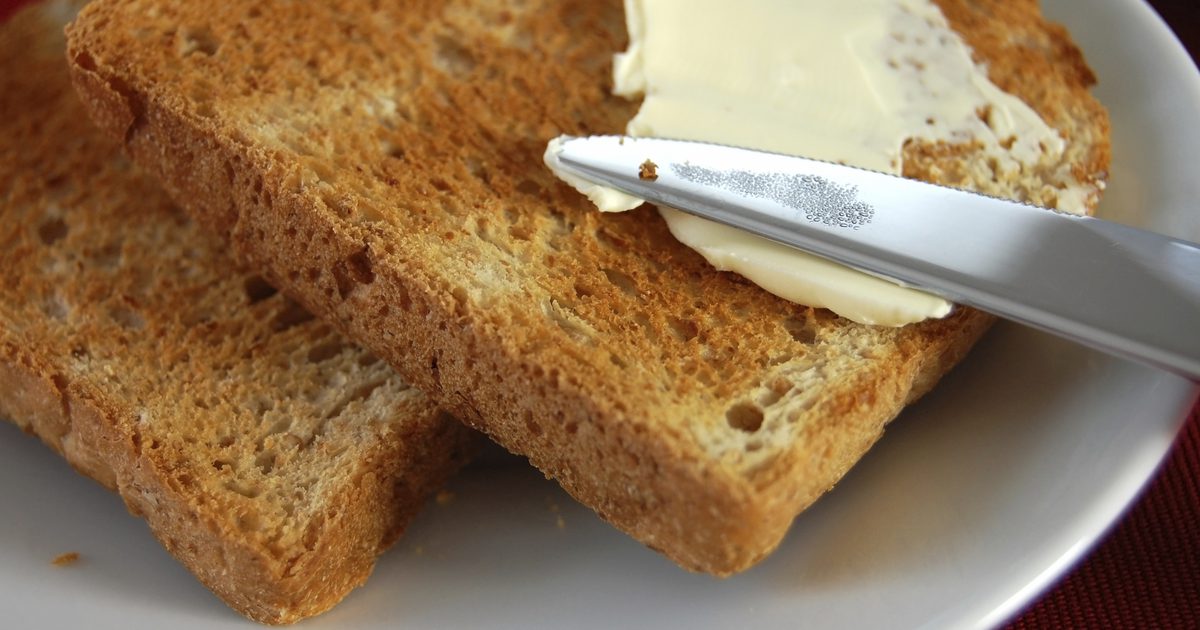 Eten is brood met alleen boter op het gezond?