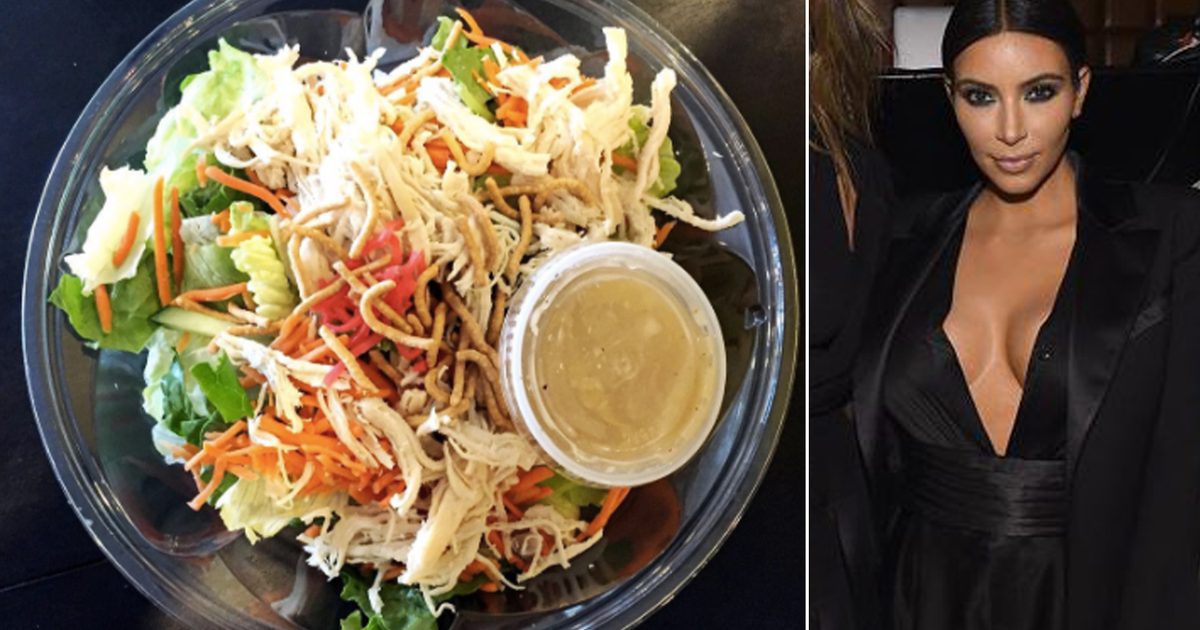 Kim Kardashian Aß diesen Salat jeden Tag für ein ganzes Jahr