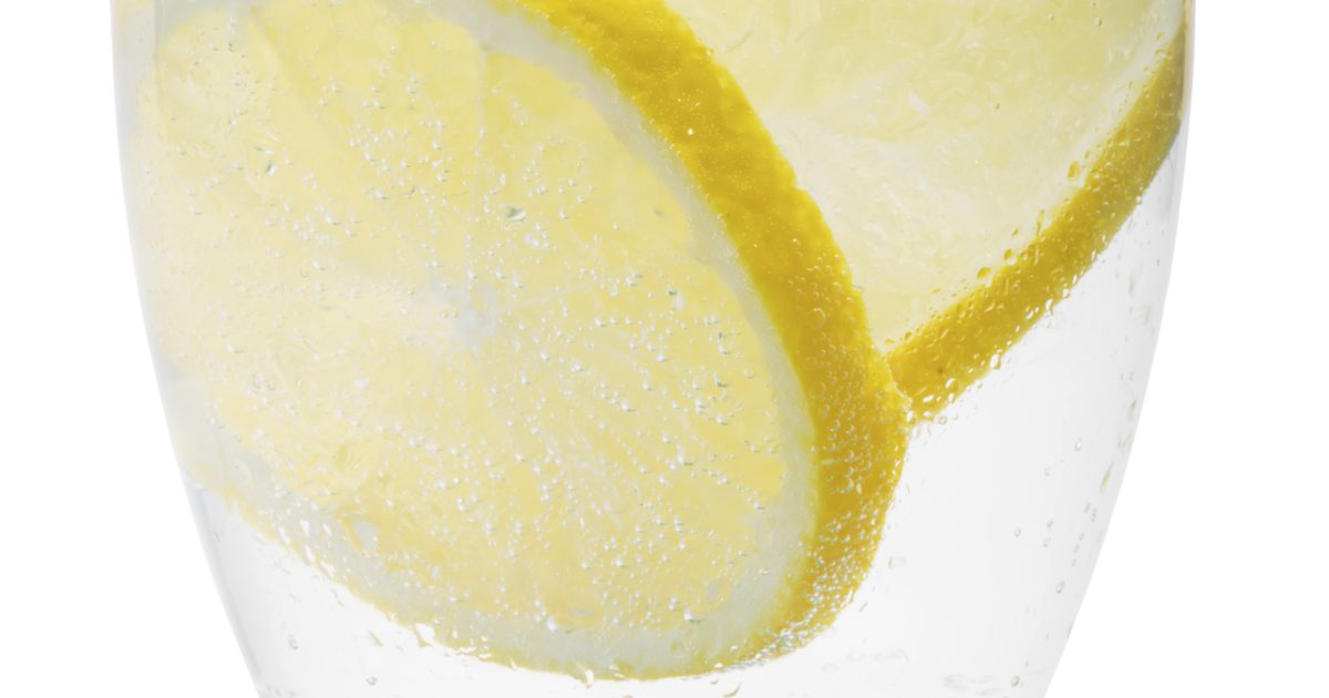 Sitron og varmt vann som en detox