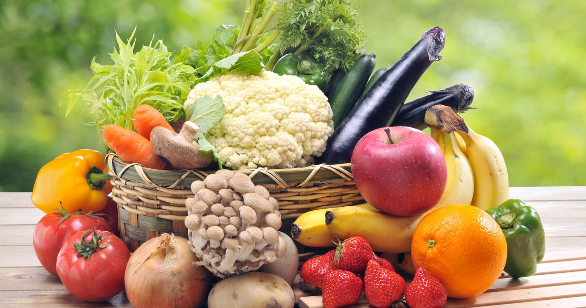 Список низкокалорийных фруктов и овощей