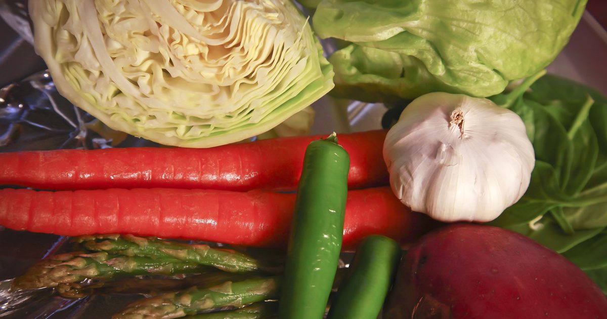 Lista över grönsaker och deras karbtal