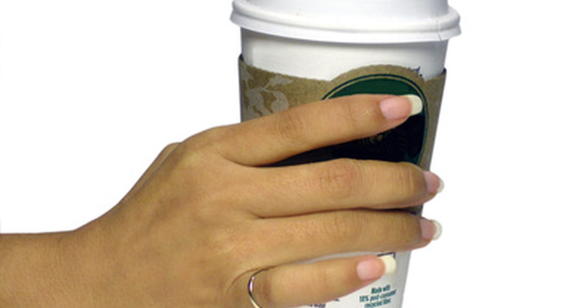 Voedingsfeiten voor Starbucks Frappuccino in een glazen fles