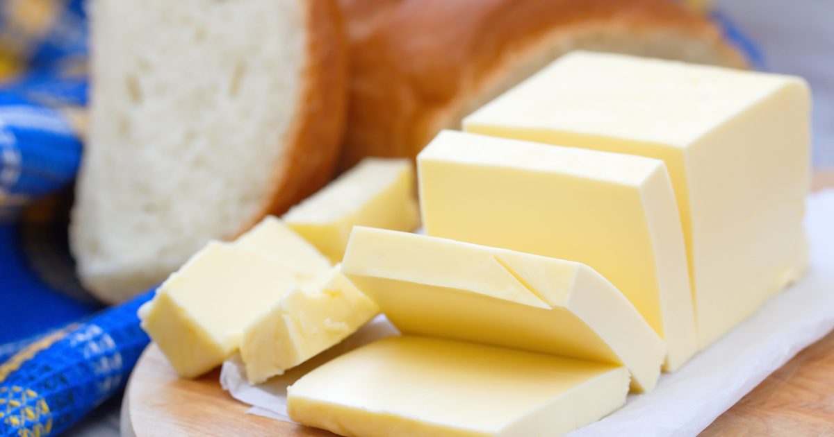 Podatki o hranilni vrednosti za neuvrščeno maslo
