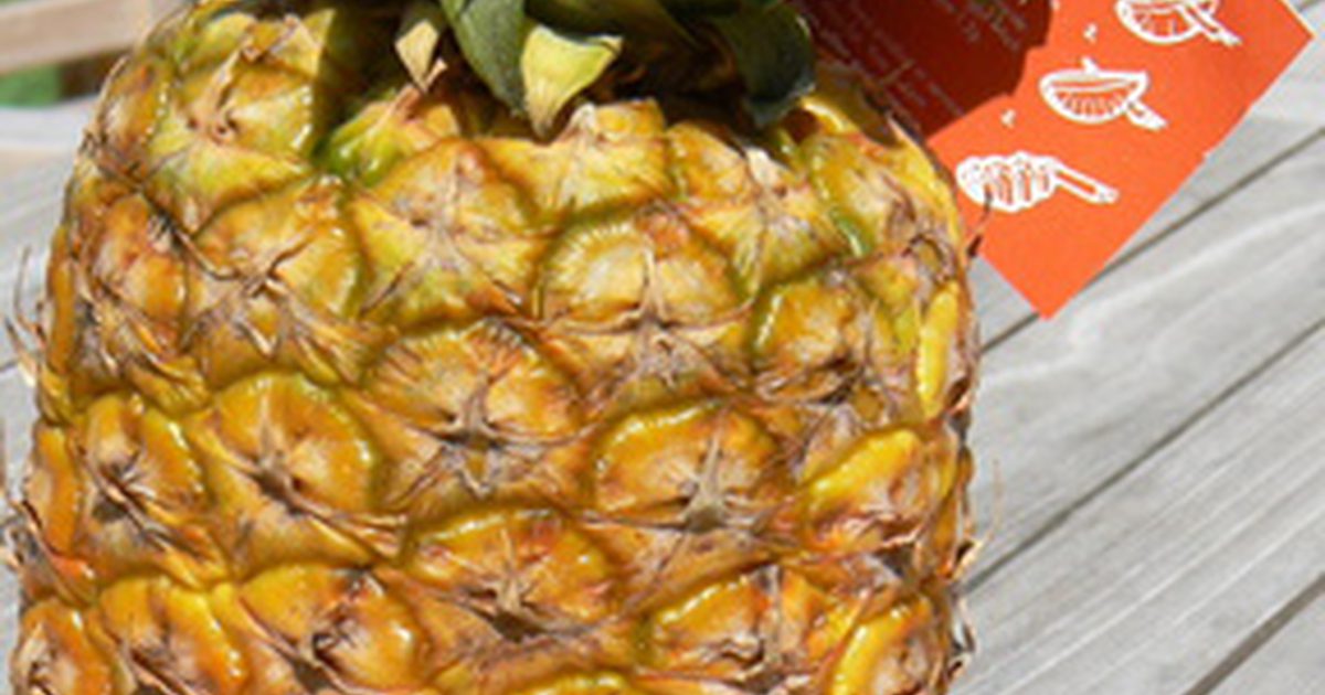 Näringsinformation för socker i en ananas