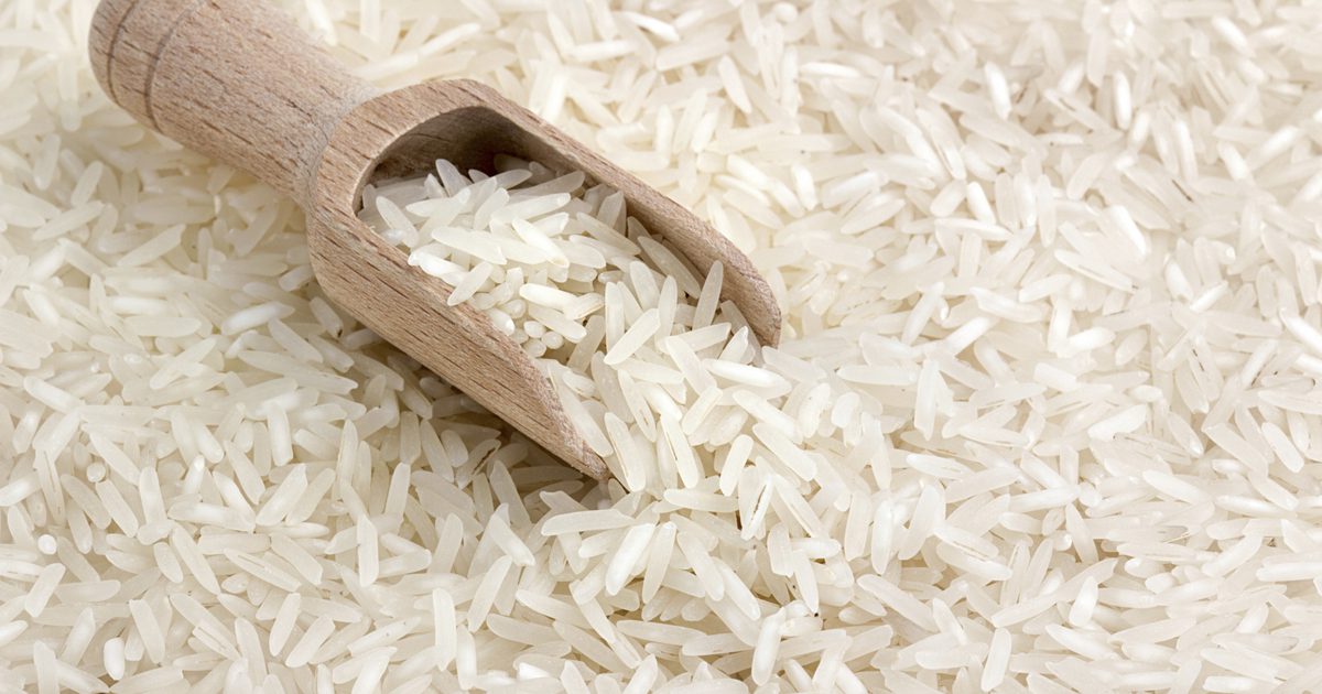 معلومات غذائية من الأرز البسمتي