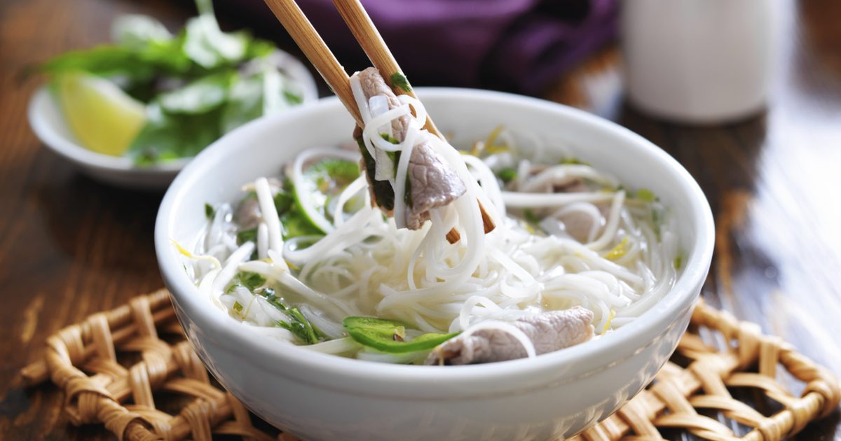 एशियाई नूडल्स के प्रकार पर पोषण संबंधी जानकारी