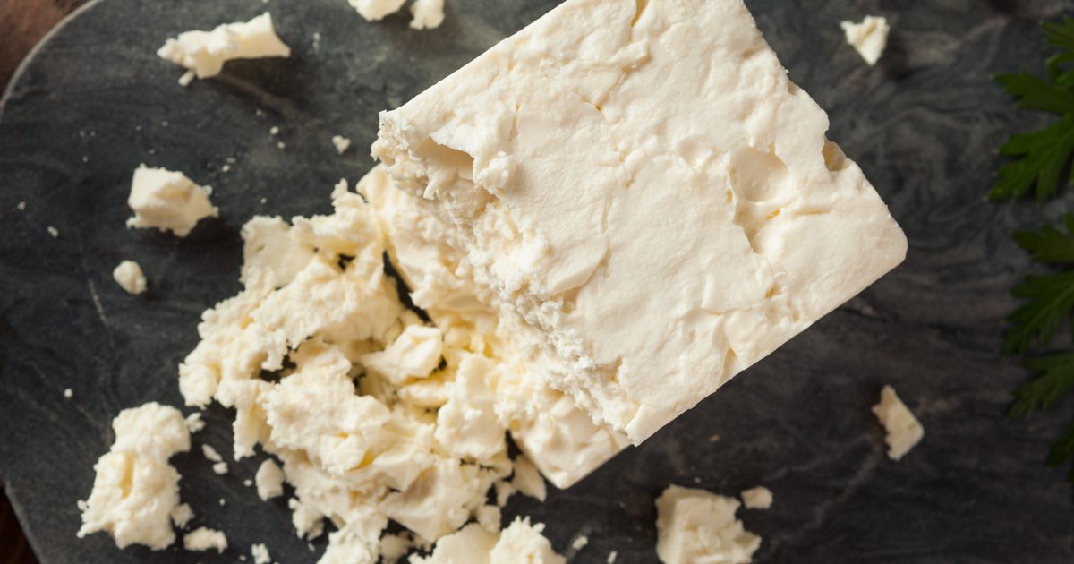 Ernährung von Ziegenkäse gegen Feta-Käse