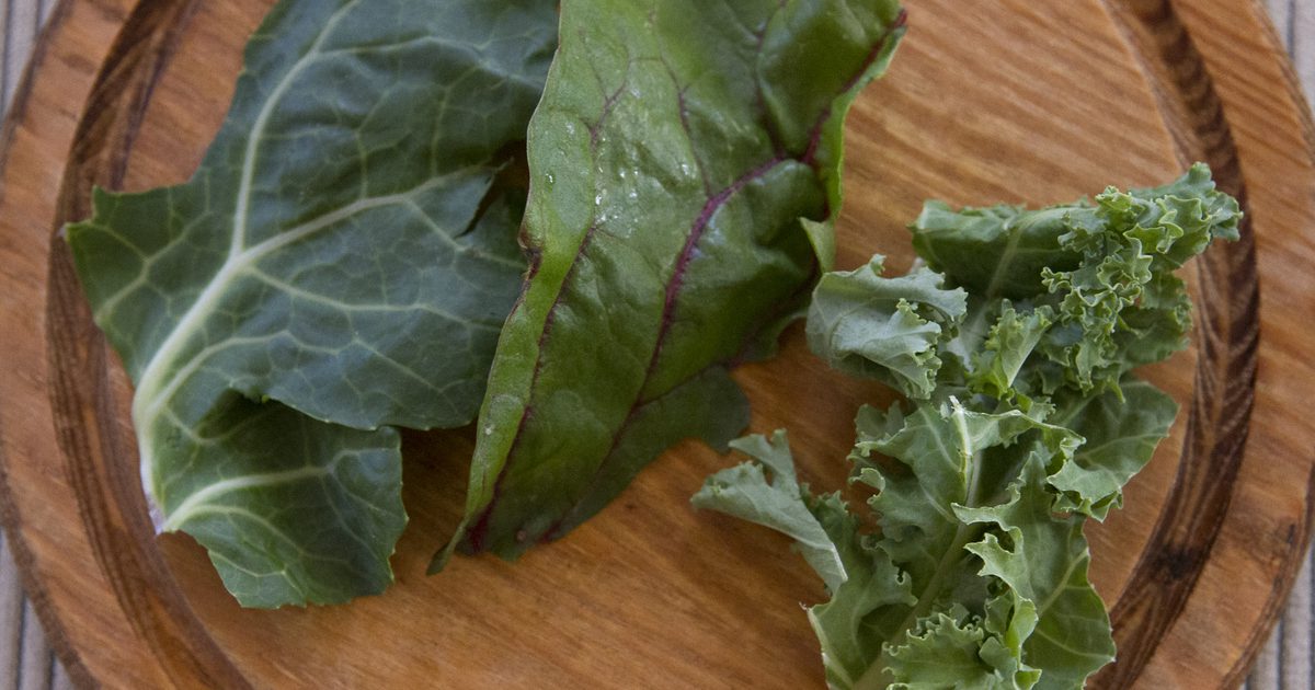 Výživové rozdiely medzi Kale, Collard Greens a Swiss Chard