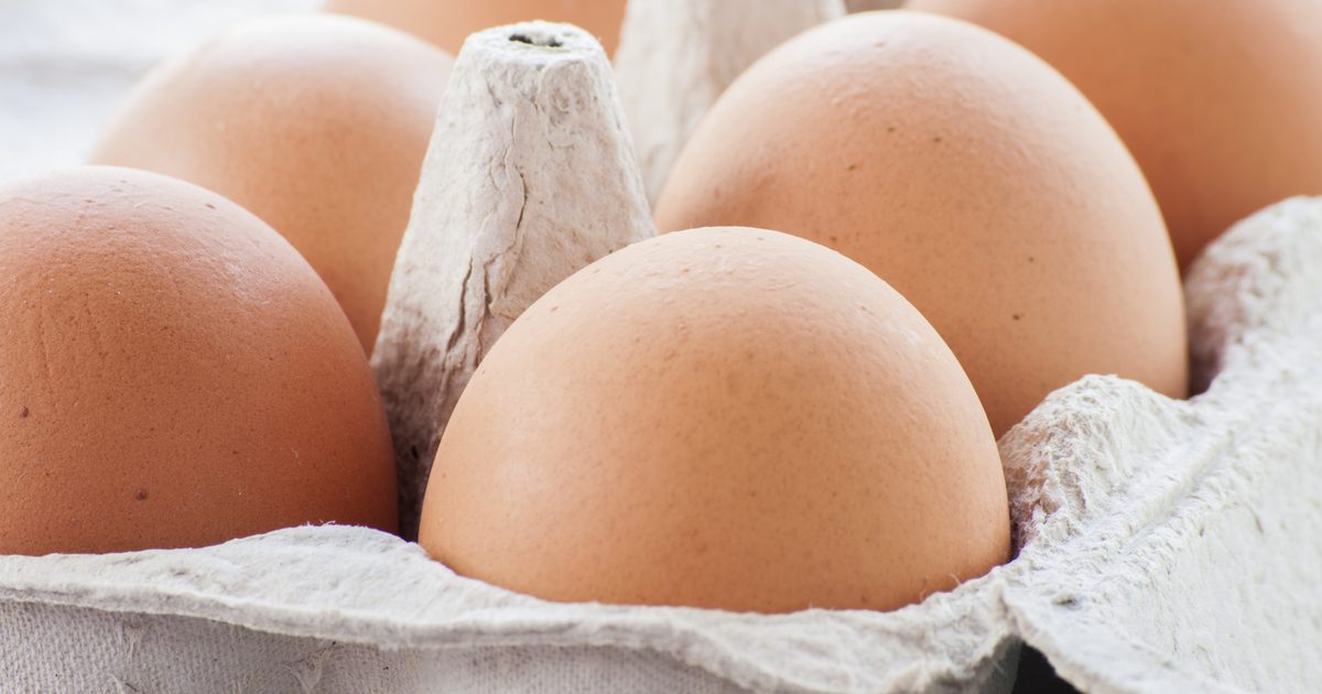 Voedingswaarde: met gras begroeide eieren