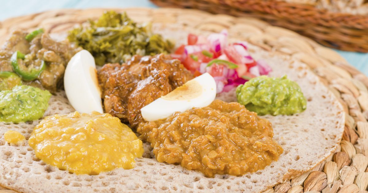 Informacje żywieniowe dla żywności etiopskiej