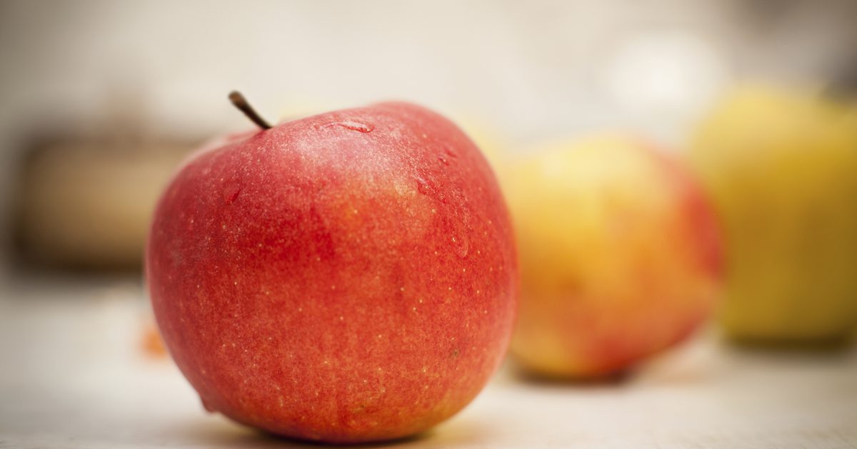 Voedingsinformatie voor een grote gala-appel