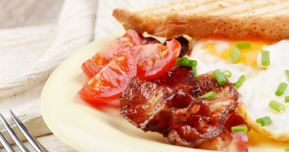 Wartość odżywcza Bacon chrupiące