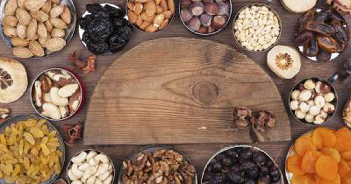 Næringsværdi af tørrede frugter og nødder