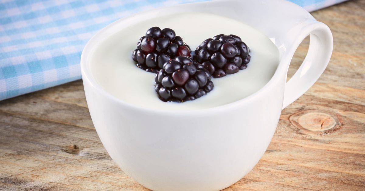 Næringsverdi av naturlig yoghurt