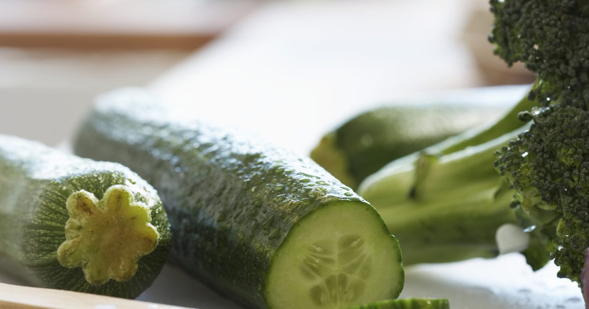 Næringsværdierne af Zucchinis & Agurker