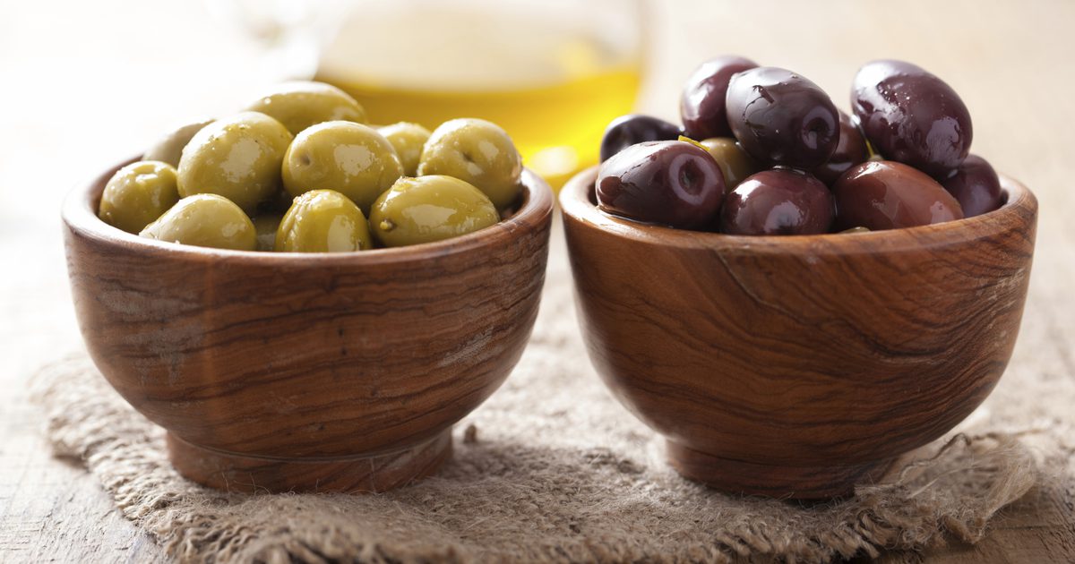 Úrovne olív draslíka