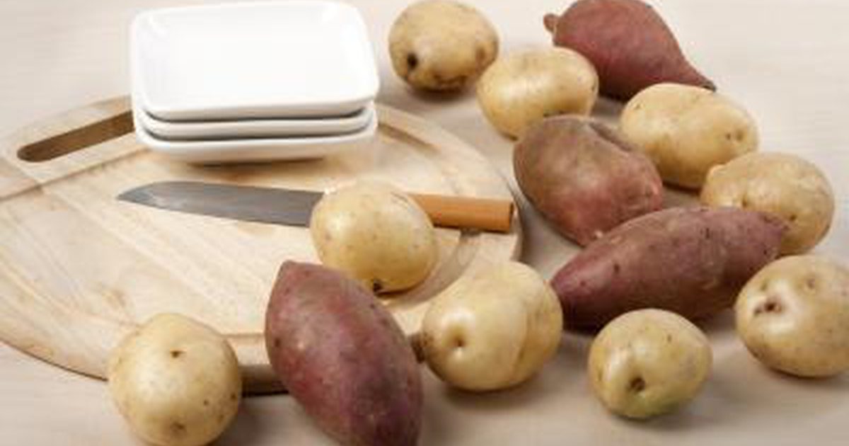 Kartoffel gegen Süßkartoffel-Nahrung