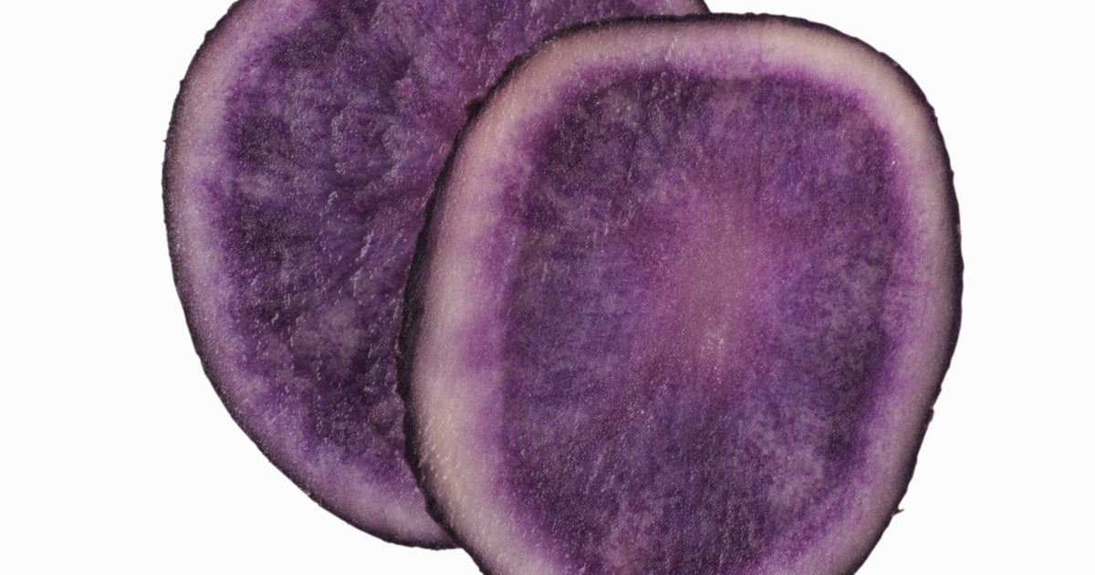 Fialové zemiaky Výživa fakty