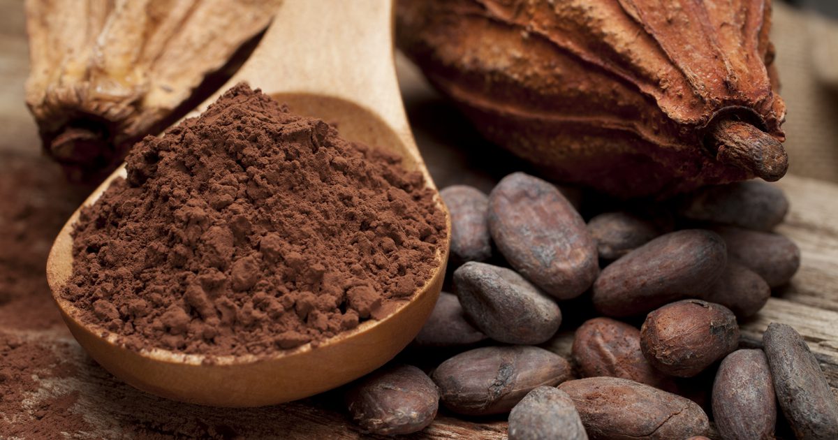 Surové informácie o výživovej hodnote kakaa