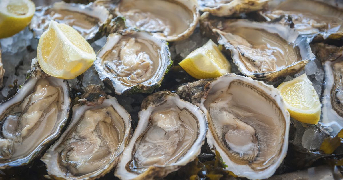 कच्चे Oysters पौष्टिक तथ्य