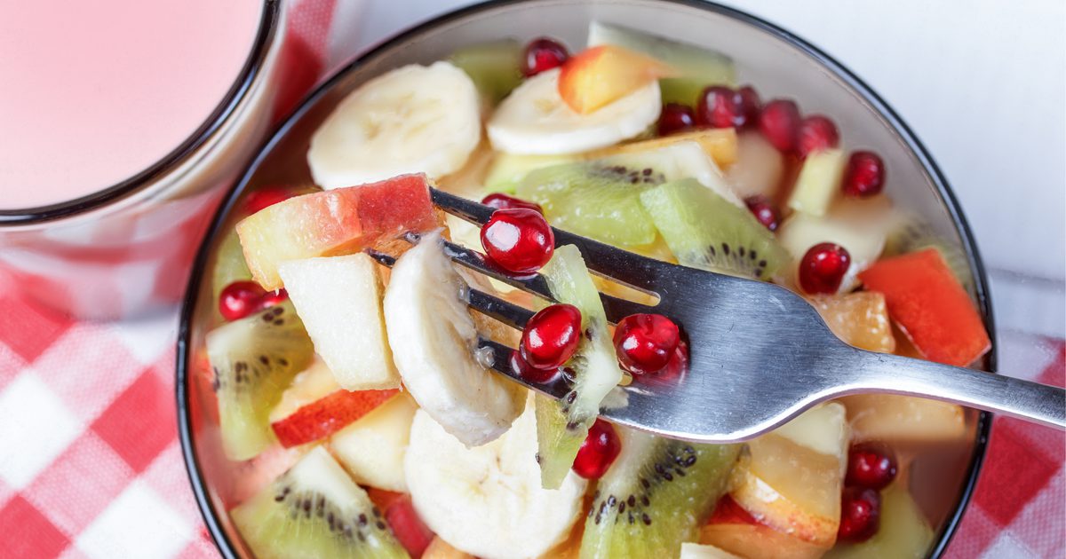 Rekommenderade portioner av frukt per dag