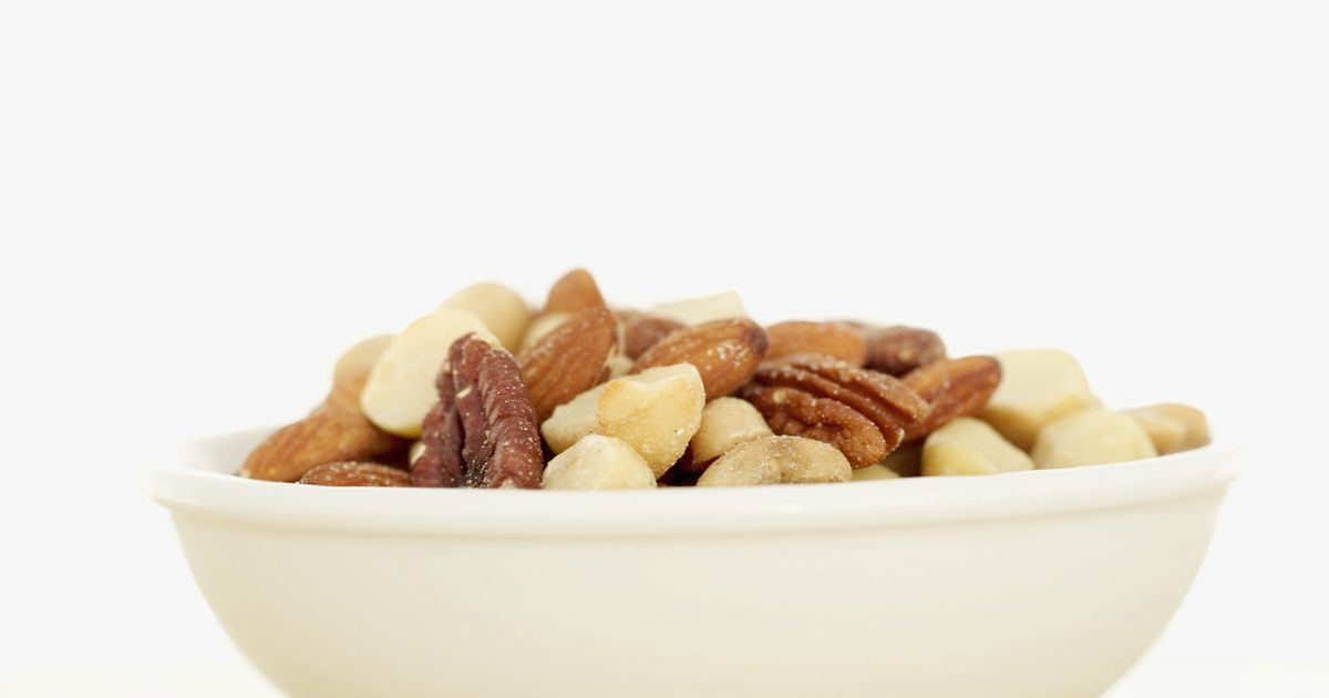 Velikost porce pro ořechy a semena