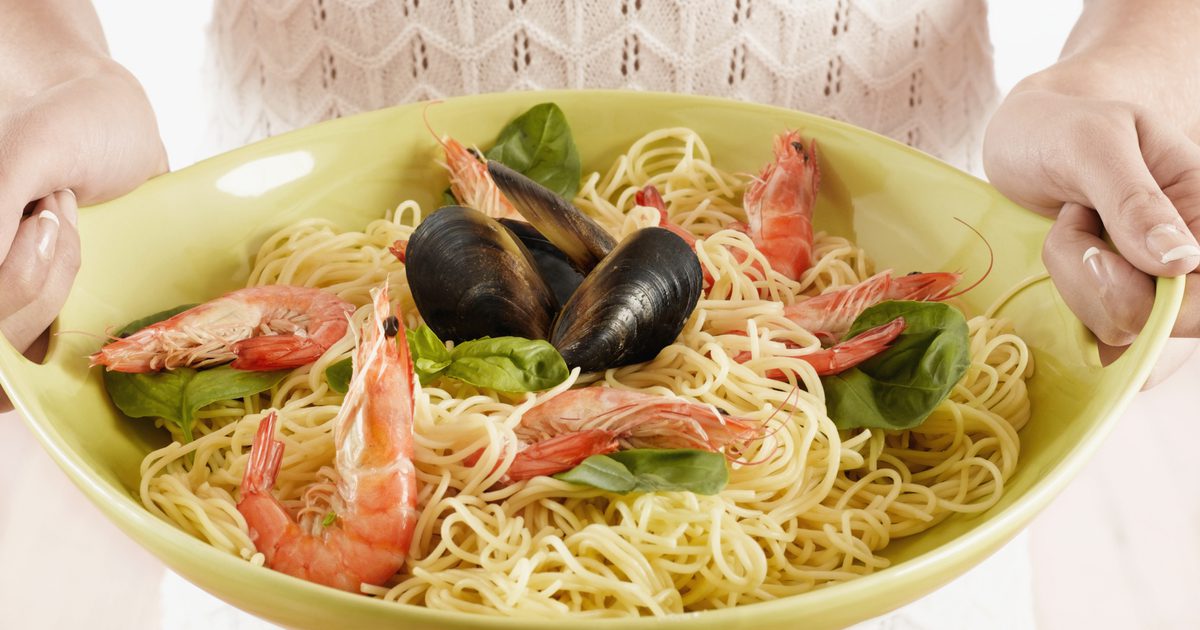 Spaghetti med olivenolje og rødvinseddik