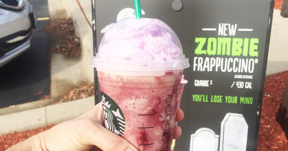 Starbucksov Zombie Frappuccino ima grozljivo količino sladkorja