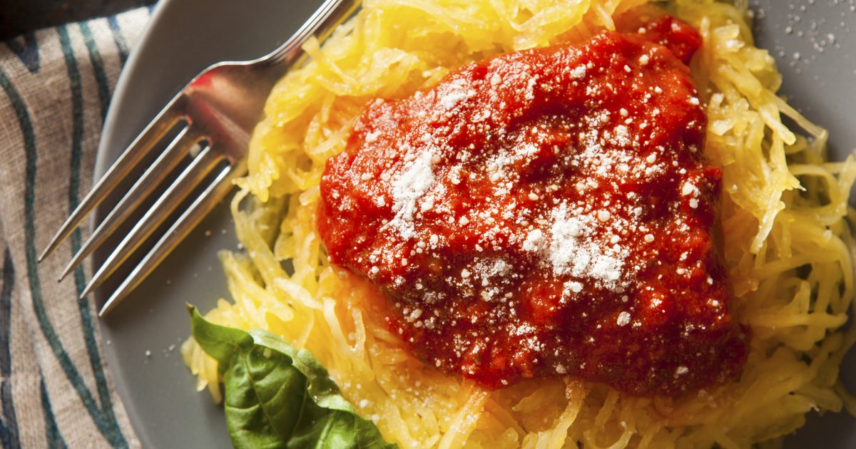Zawartość cukru w ​​Squash Spaghetti