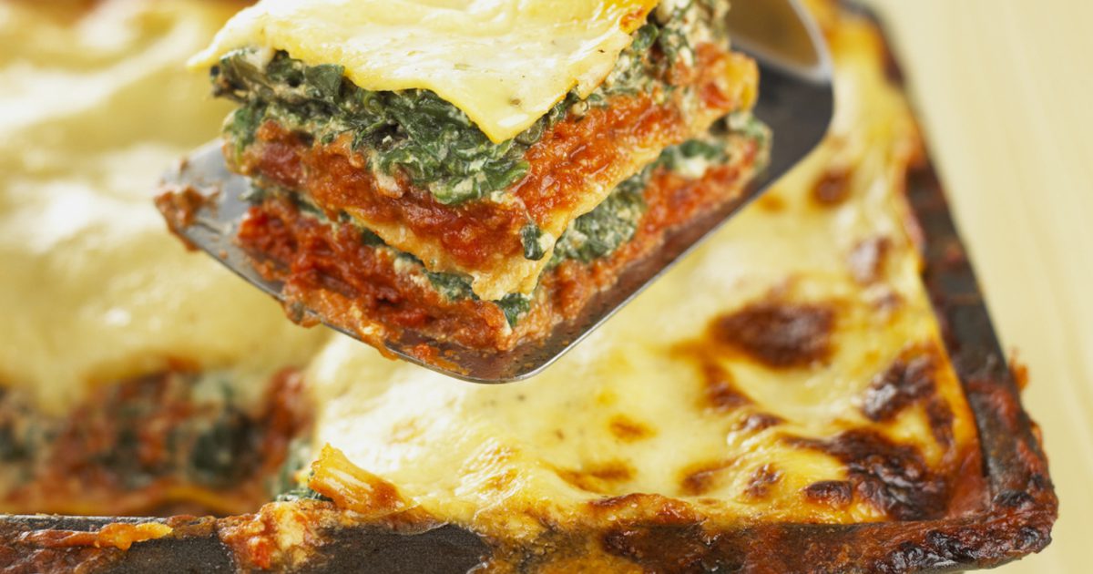 Vegetabiliska Lasagne näringsrika fakta