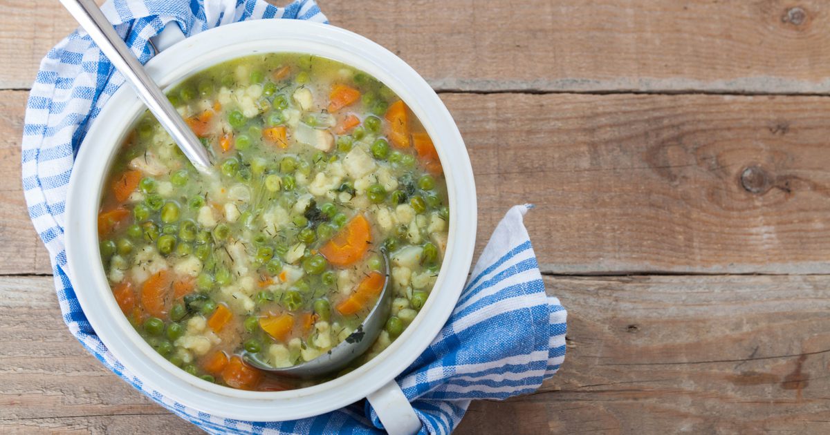 Vegetabilsk suppe for kreft diett