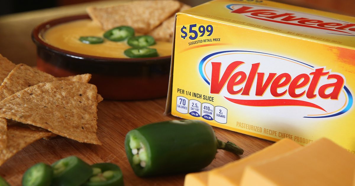 Fakty o wartości odżywczej sera Velveeta
