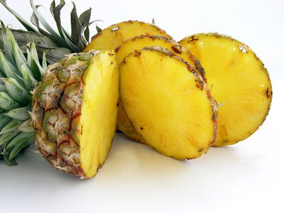 Vitaminen en mineralen in ananas