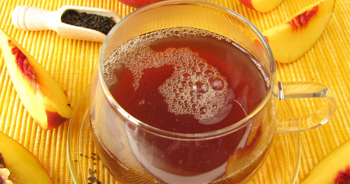 Каковы преимущества персикового черного чая?