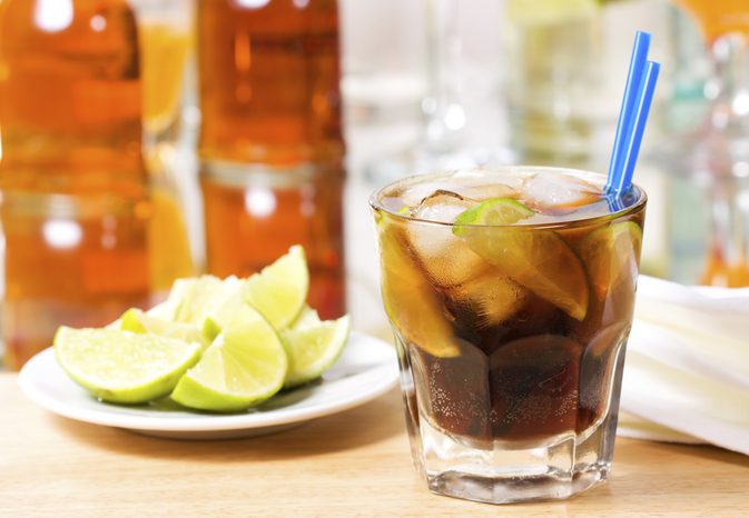 Каковы калории в виски и кока-кола?