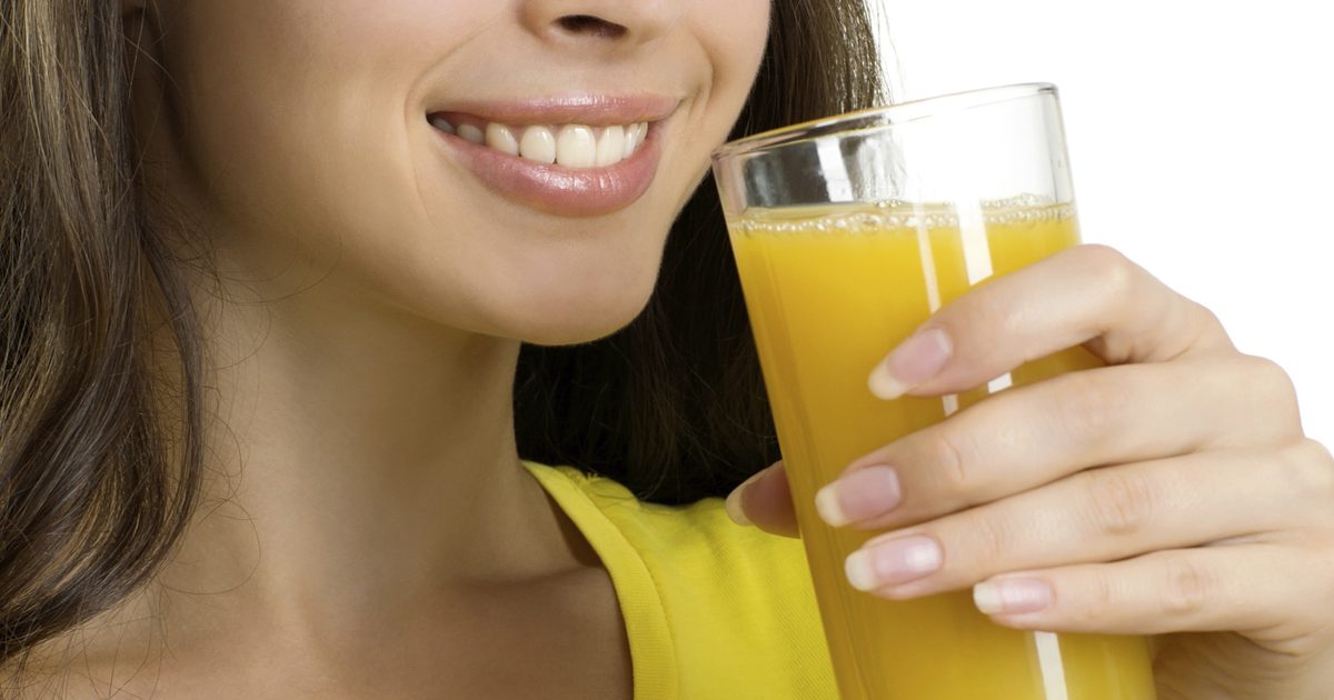 Hvilken ernæringsmessig verdi er det i juice laget av konsentrere?