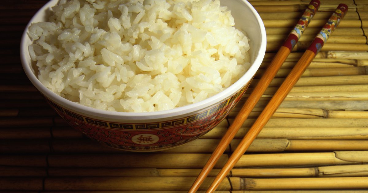Witte rijst voor gewichtsverlies
