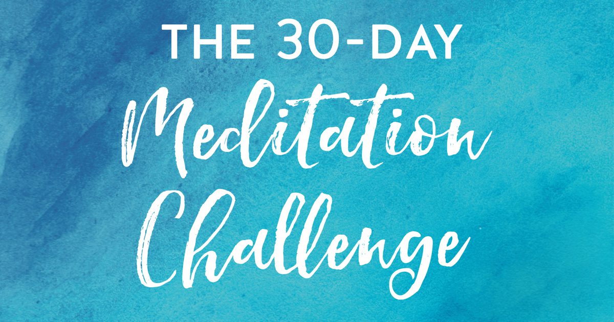 De 30-daagse meditatie-uitdaging