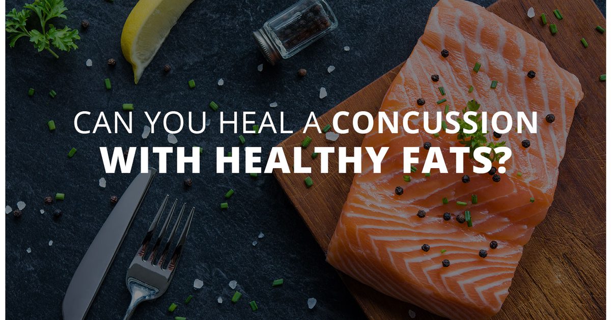 Kan du helbrede en hjernerystelse med sunde fedtstoffer?