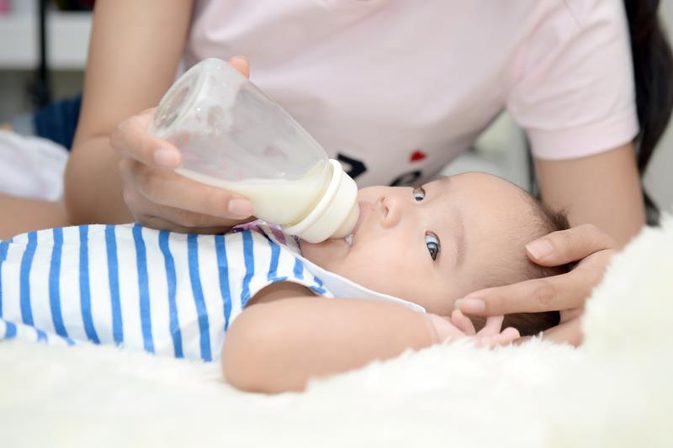 Skal du gi melk til babyer med croup?