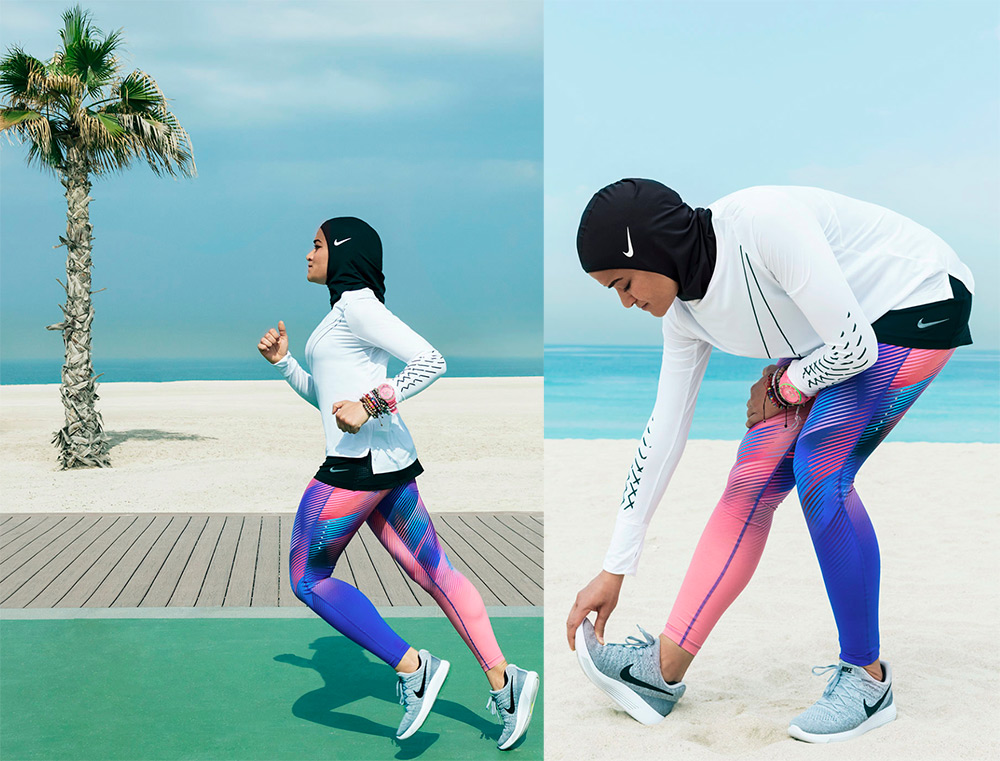 Sportovní hijabs Nike