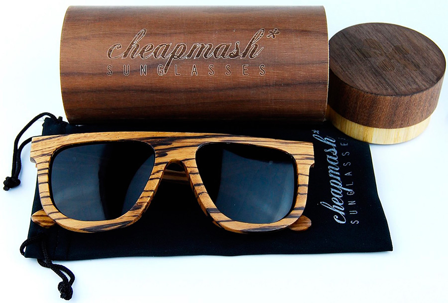 Lesena sončna očala