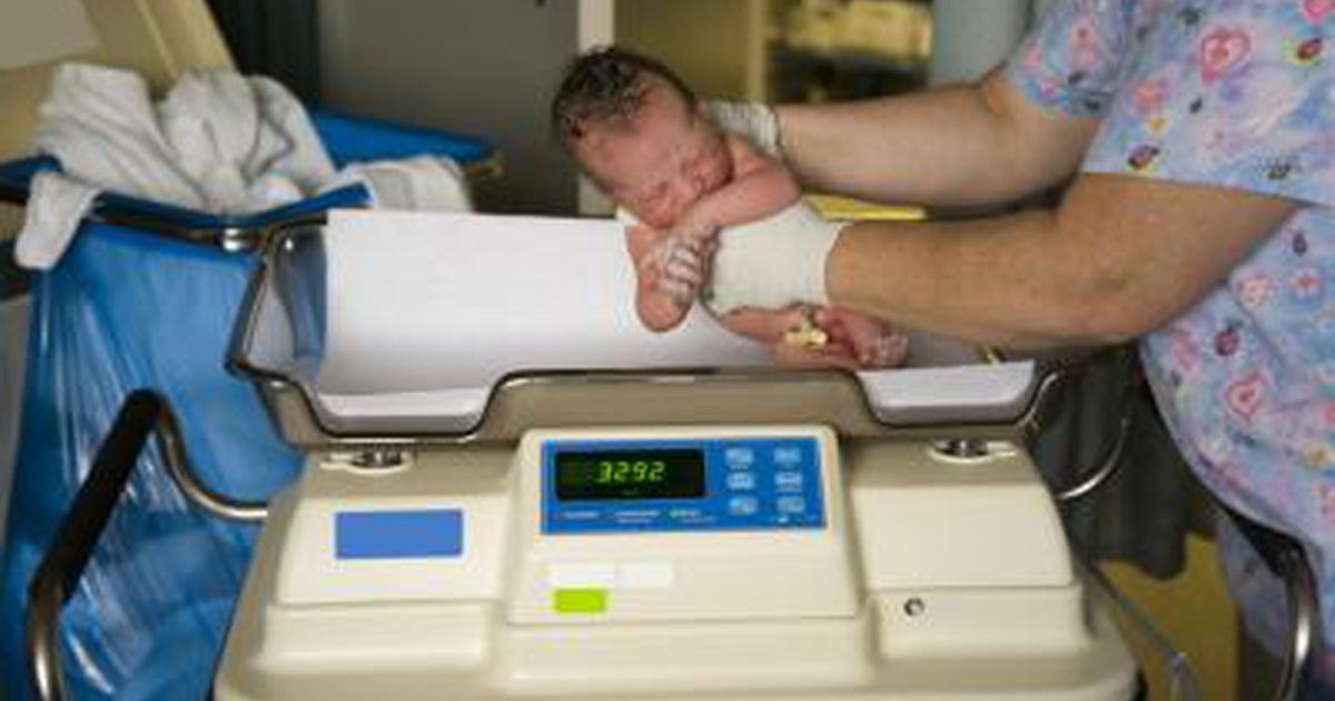 Den genomsnittliga vikten hos en nyfödd