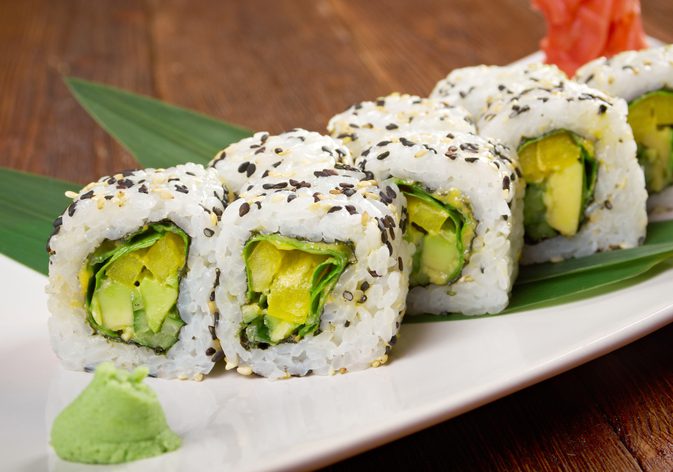 Kan gravide kvinder have vegetabilske sushi?